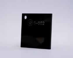Cast Sheet -Acrylic 1220 x 2440 x 10.0mm Black Sheet (S-502)