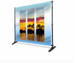 Flag Poles-BACK DROP RAILING STAND