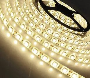 LED Natural White Strip 5 mtr 600 leds - Non Waterproof - 2835