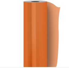 Translucent Color Vinyl-Intercoat Polymeric Translucent Vinyl Orange