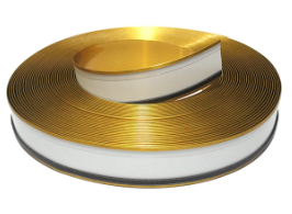 CHANNELUME MIRROR GOLD HOL 70MM 50mtr