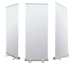 Rollup & 'X' Stands -Roll-up stand Clip type with hidden hook 60 cm x 160 cm
