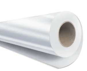 Self Adhesive Grey Films -Ultra Print Vinyl High Tack Glossy with Grey Adhesive 1.37 x 50mtr
