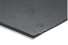 APET Sheets Polyester Sheet 2440 x 1220 x 2.0mm Opaque Black (1 Side Matt 1 Side Glossy) (APET)