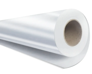 Self Adhesive Grey Films -Ultra Print Vinyl High Tack Glossy with Grey Adhesive 1.27 x 50mtr