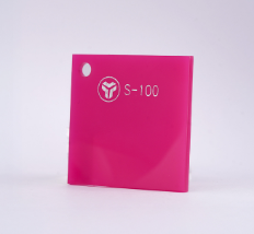Cast Sheet -Acrylic 1220 x 2440 x 2.8mm Pink (S-100)