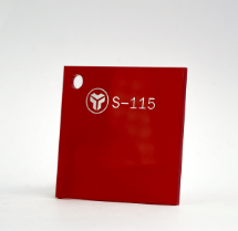 Cast Sheet -Acrylic 1220 x 2440 x 2.8mm Red (S-115)
