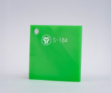Cast Sheet -Acrylic 1220 x 1830 x 2.8 mm Florescent Green (S-184)