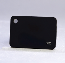 cast sheet-Acrylic 1220 x 2440 x 2.8mm Black (502) - RCA