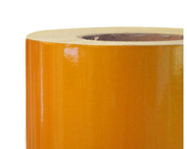 Commercial Grade - Non Printable -Rhinelite Reflective Sheeting 1.24 x 45.7 Mtr - Orange
