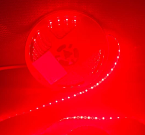 Wave Shape led strip, Red 2835,6.8MM, 9000-10000(B53),60led/m, 7.2W/M, 12V,20m/roll