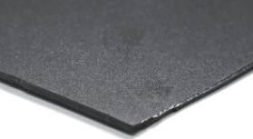 APET Sheets-Polyester Sheet 2440 x 1250 x 1.0mm Opaque Black (1 Side Matt 1 Side Glossy) (APET)