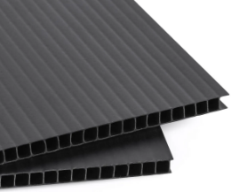 Corrugated Sheet 1220 x 2440 x 3.0mm Black